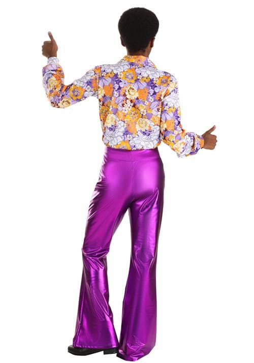 Men's Purple Power Disco Costume