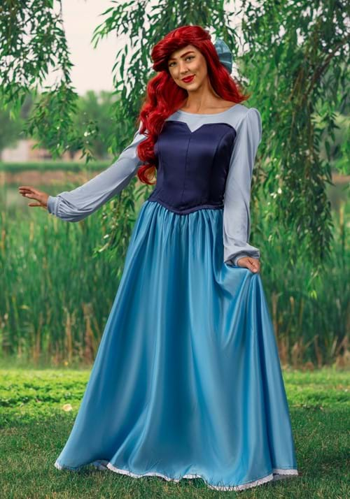 The Little Mermaid Ariel Blue Dress Costume for Women