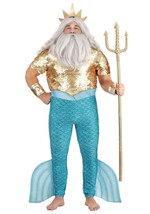 Plus Size King Triton Costume Alt 4