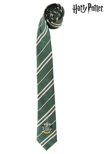 Official Harry Potter Tie Hogwarts Slytherin Crest Necktie Costume Accessory 