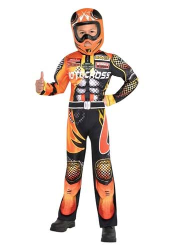 Boy's Motocross Driver Costume
