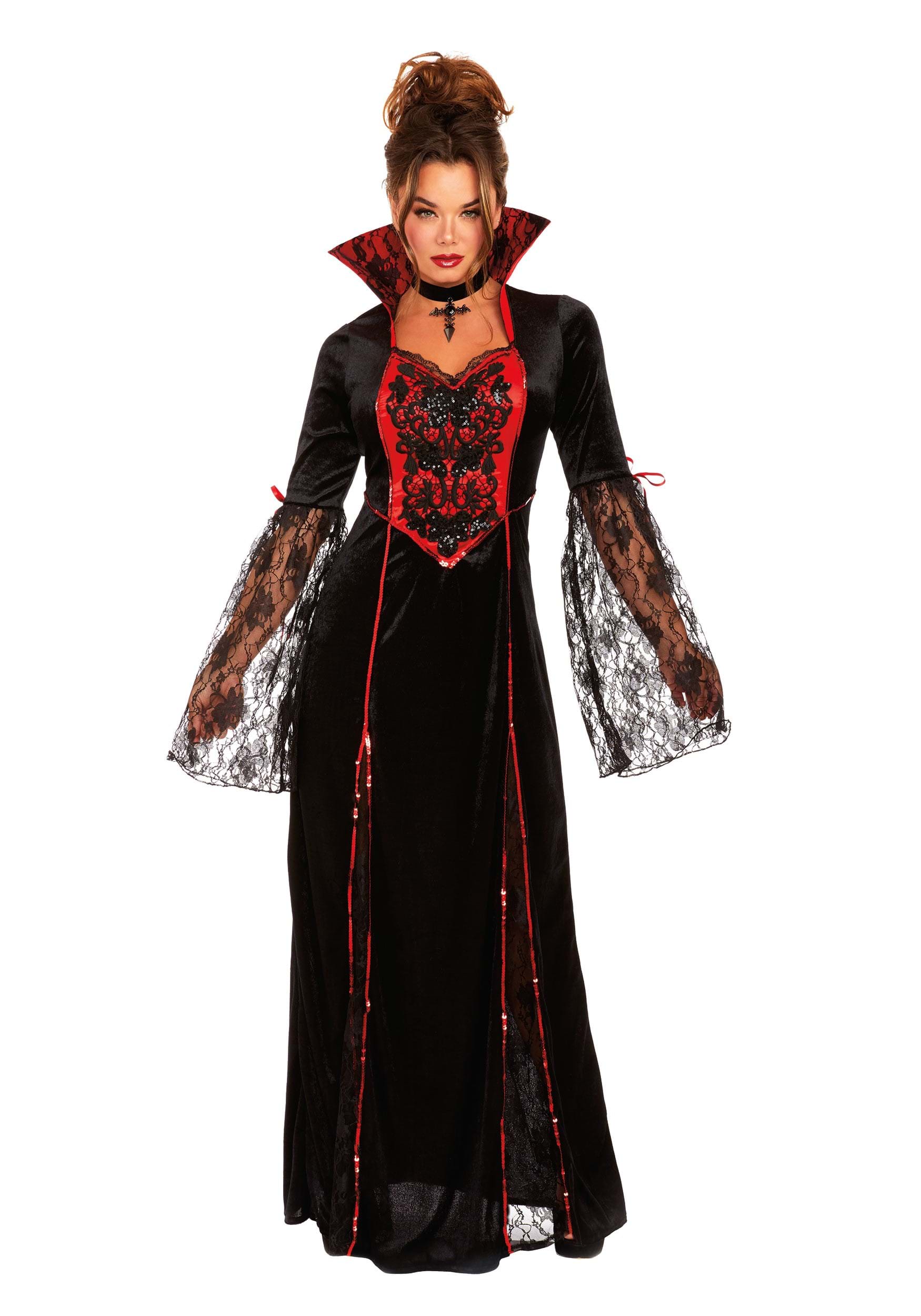 Adult Vampira Budget Vampiress Costume Dress (Regular Size)
