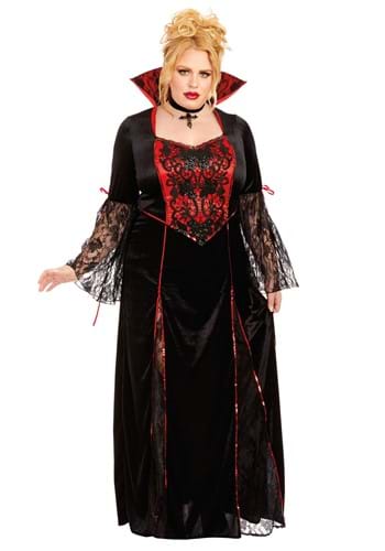 Womens Plus Vampira Adult Costume