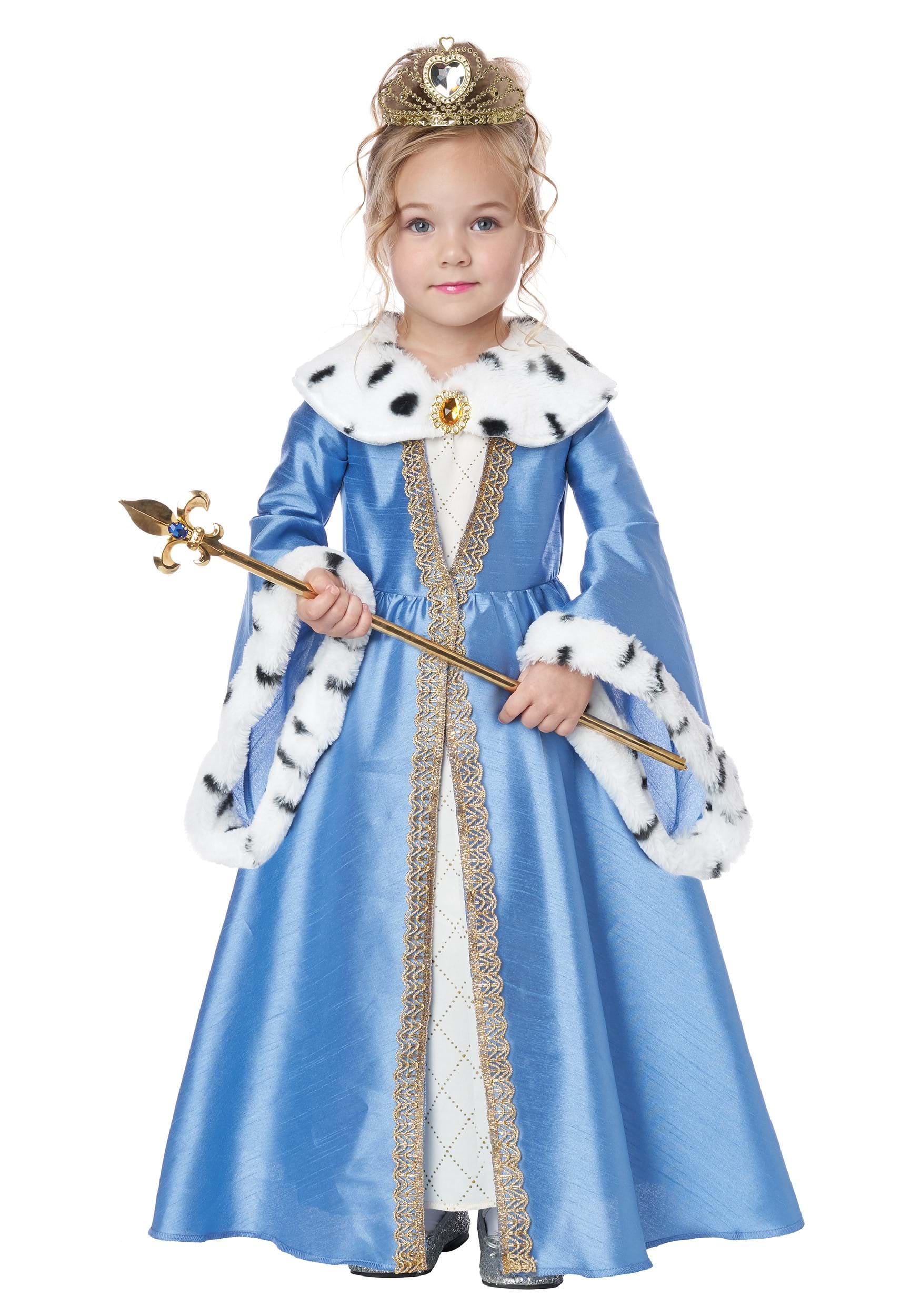 Disfraz de pequeño reina para niñas Multicolor