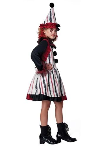 Clever Clown Girl's Costume