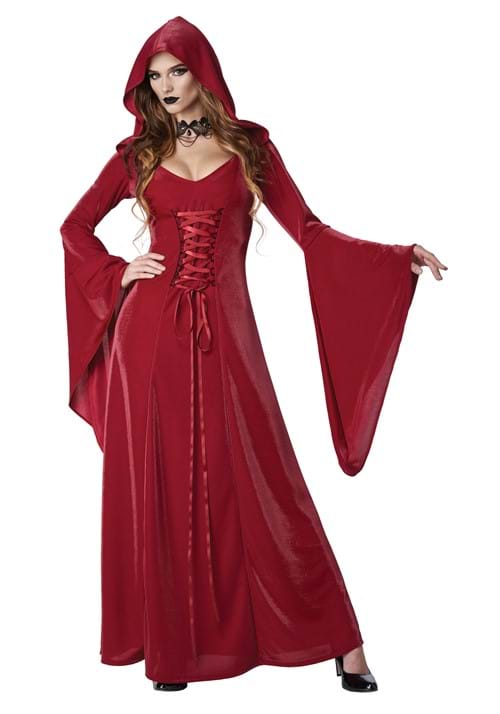 Women's Adult Crimson Robe Costume