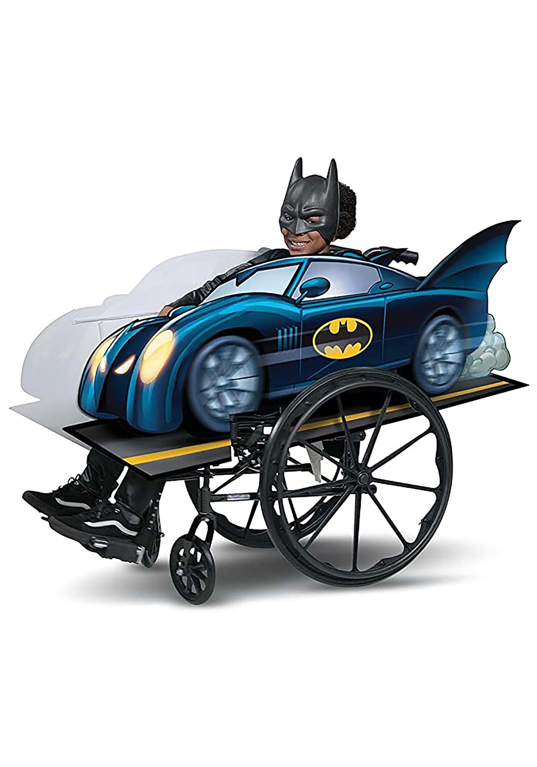 Disfraz de cubierta de silla de ruedas adaptativa de Batman Multicolor