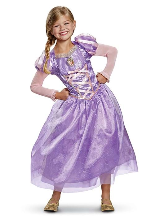 Deluxe Tangled Rapunzel Kids Costume