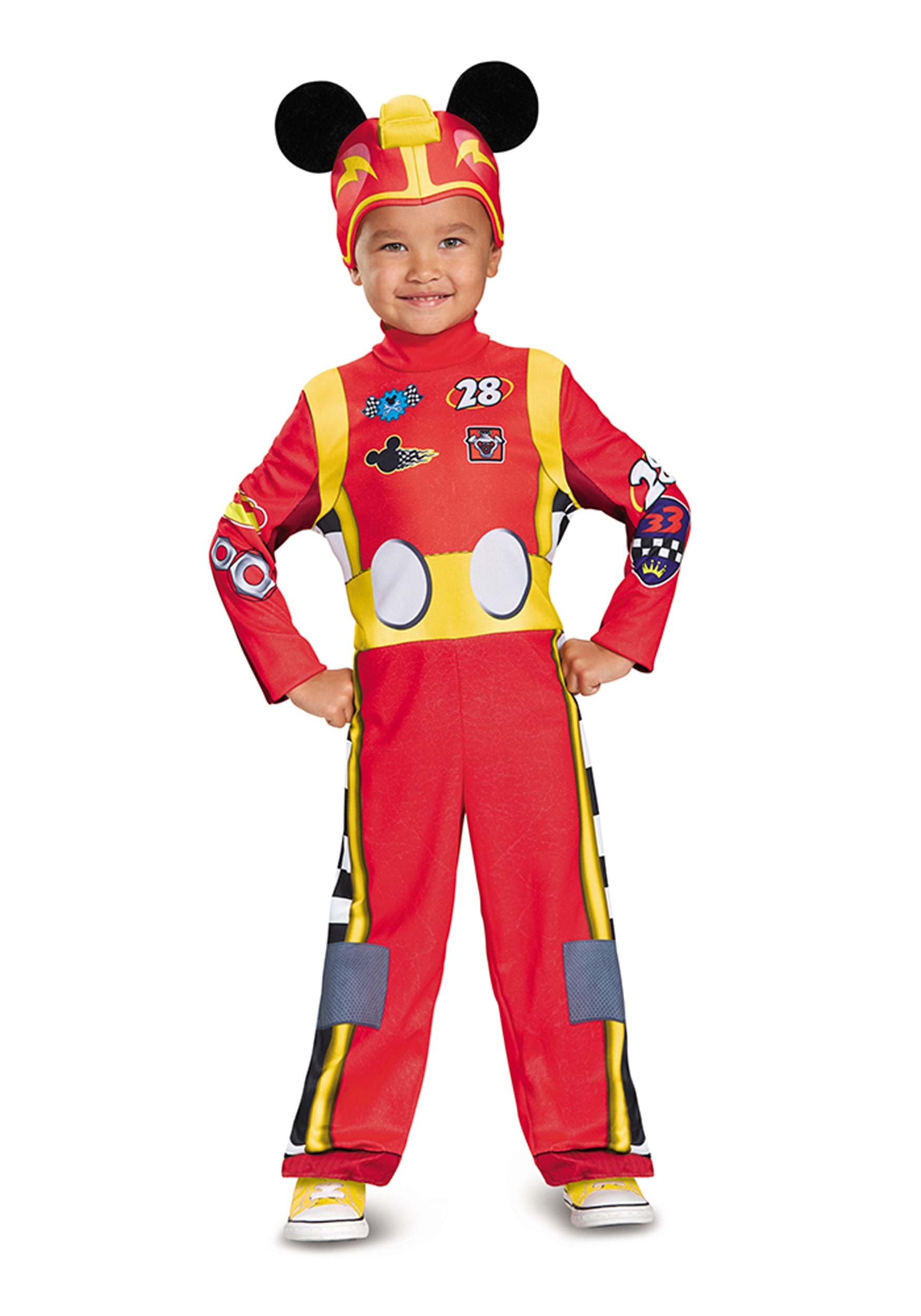 Disfraz de Classic Mickey Roadster para niños pequeños Multicolor