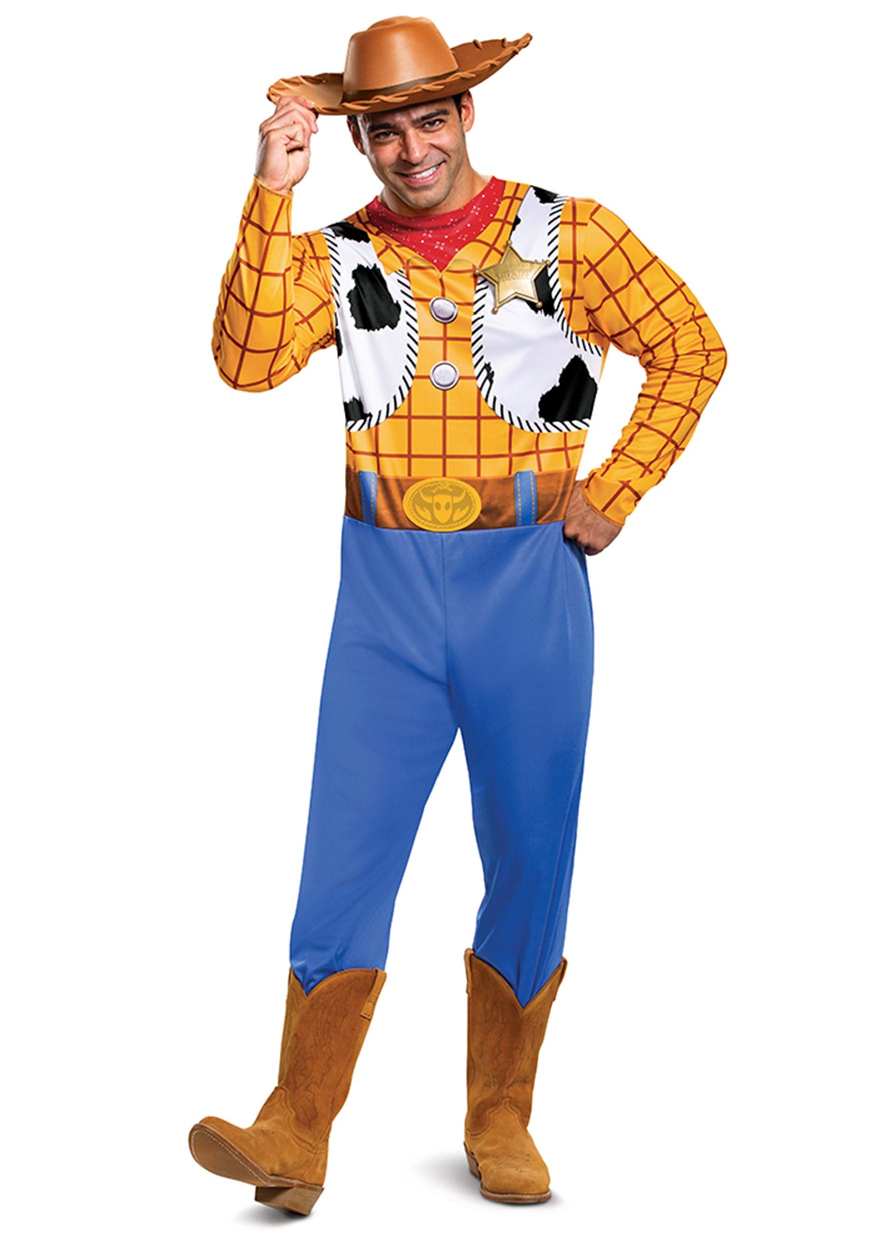 Photos - Fancy Dress Classic Disguise Adult Toy Story  Woody Costume Brown/Orange/Blue 