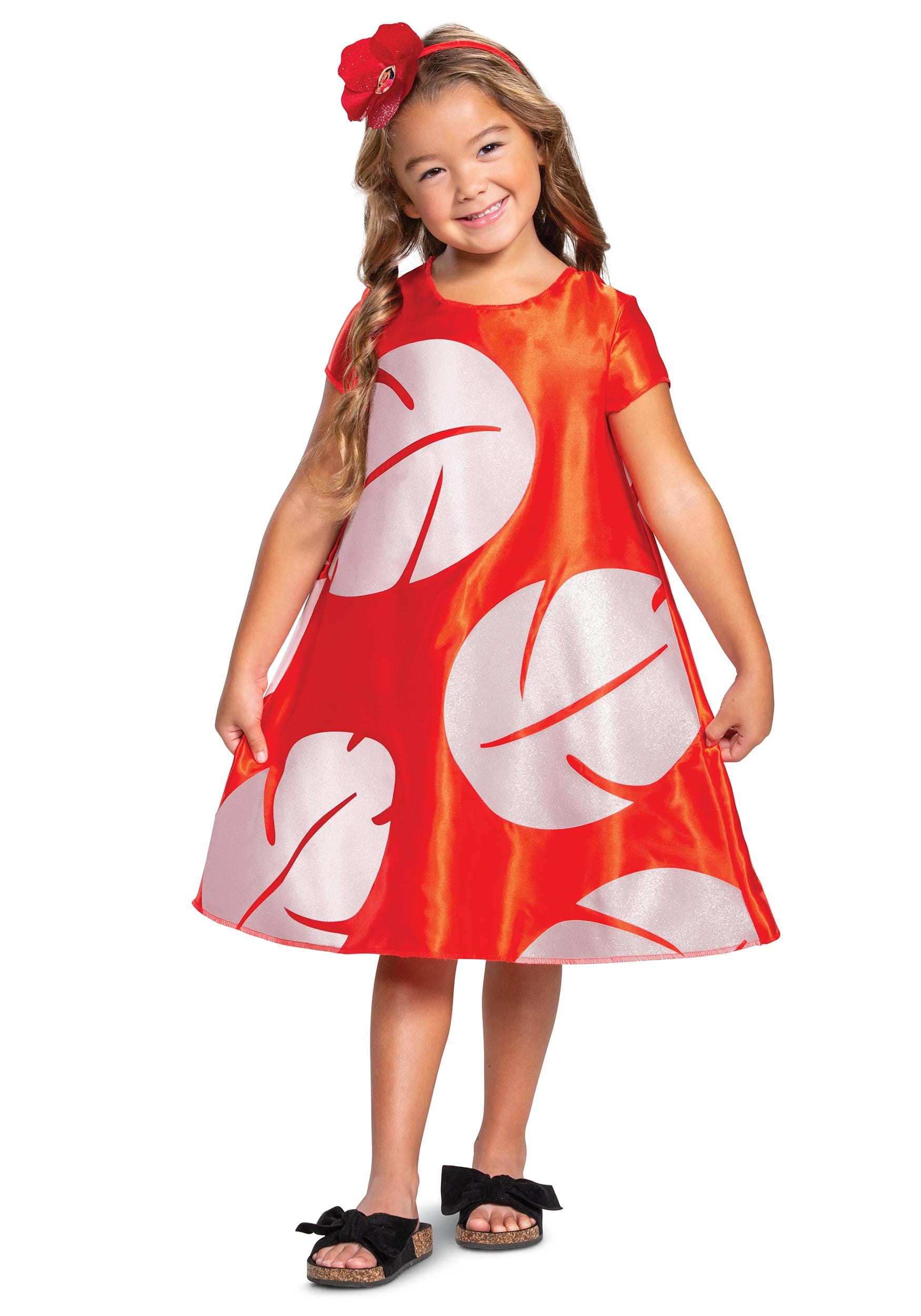 Photos - Fancy Dress Toddler Disguise  Lilo & Stitch Lilo Costume Red/White 