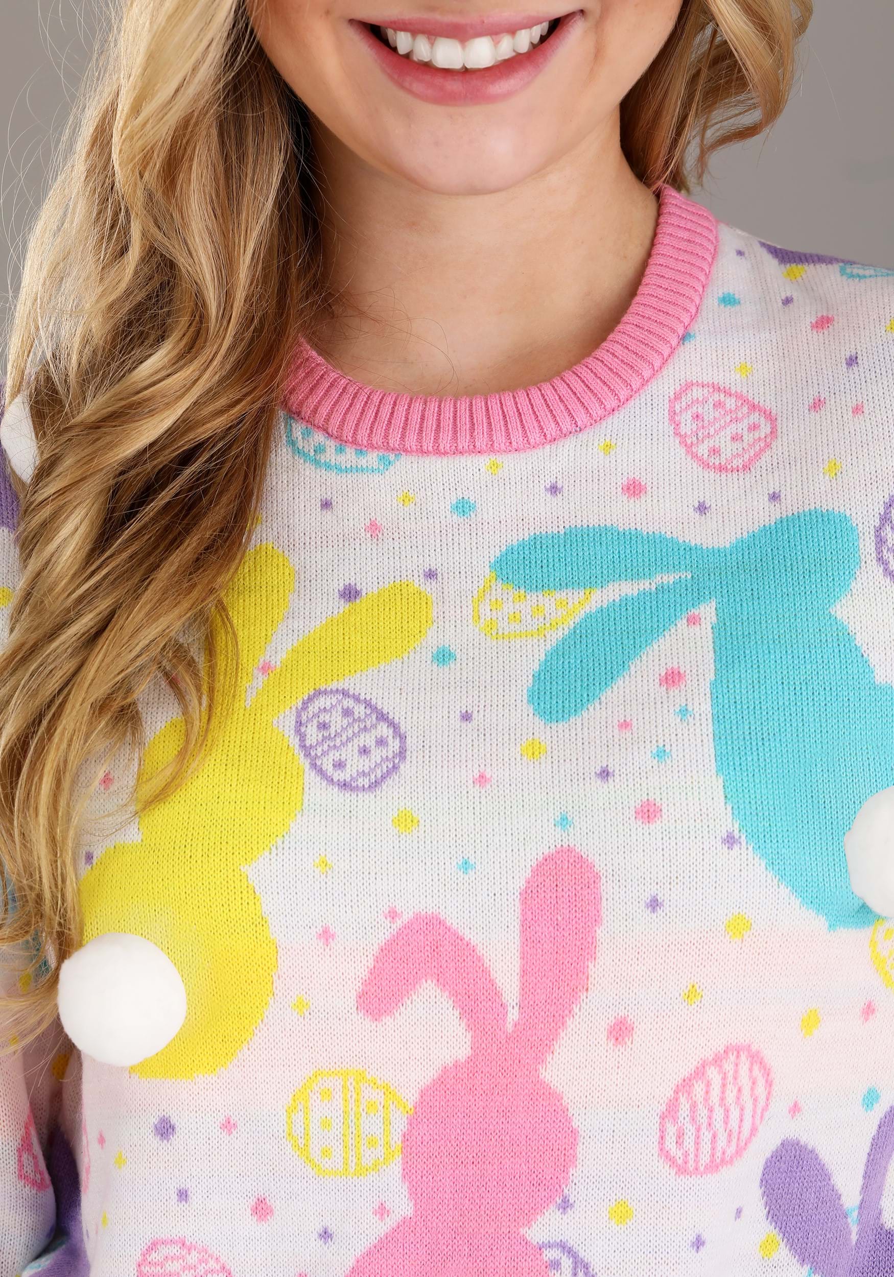 Adult Easter Bunny Ugly Sweater
