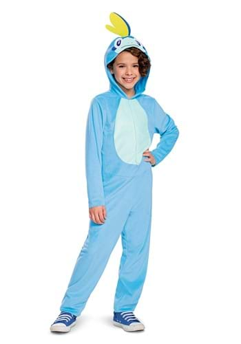 Pokemon Sobble Hooded Jumpsuit Classic Costume Alt 1