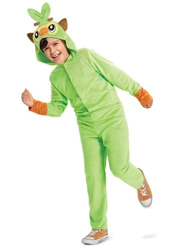 Pokémon Grookey Hooded Jumpsuit Costume for Kids