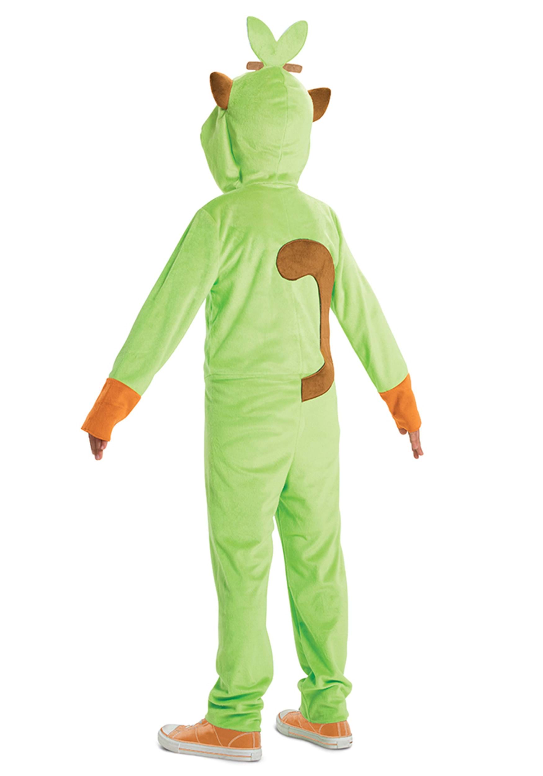 Pokémon Grookey Hooded Jumpsuit Kid's Costume