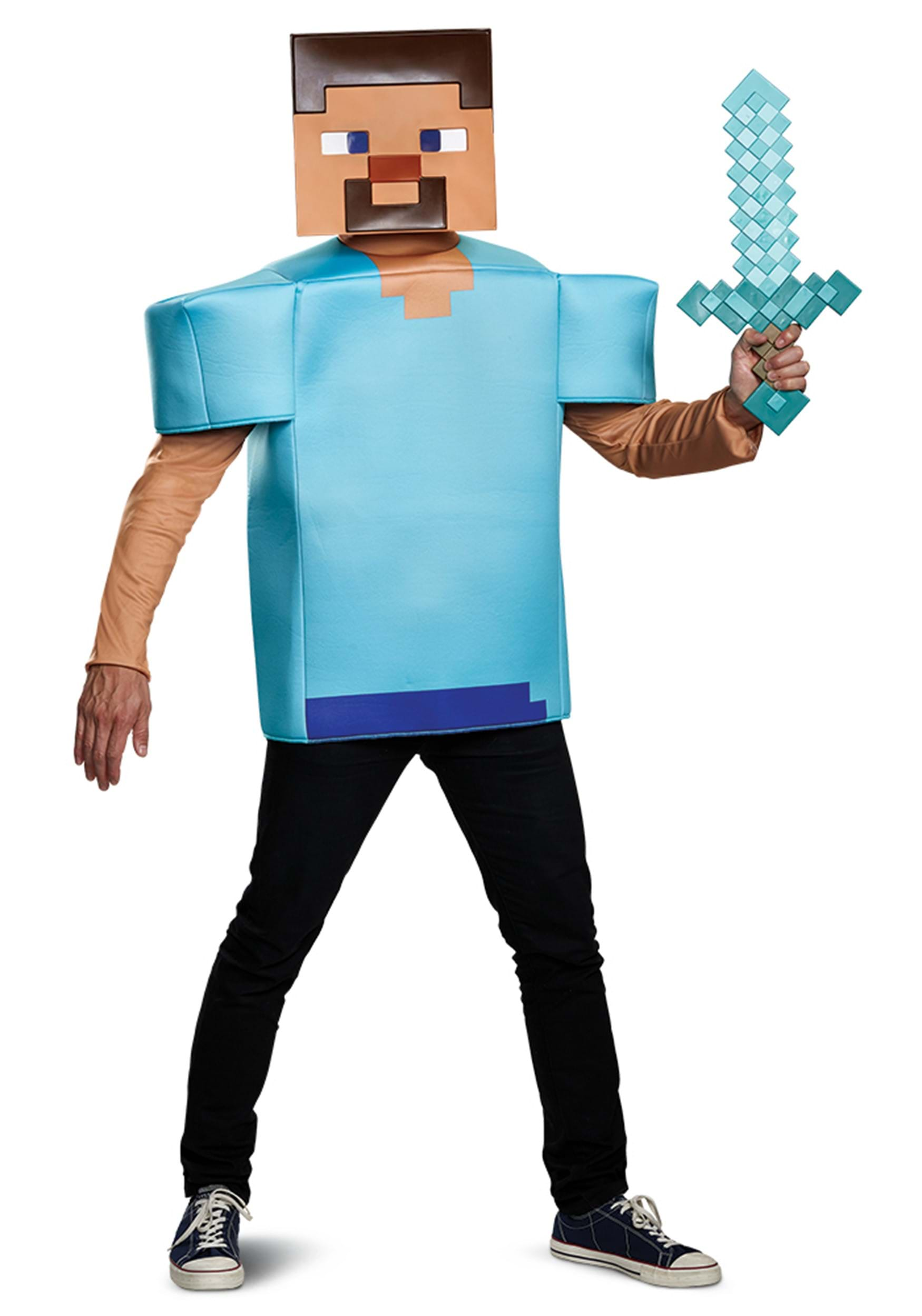 Minecraft Steve Child Adaptive Costume