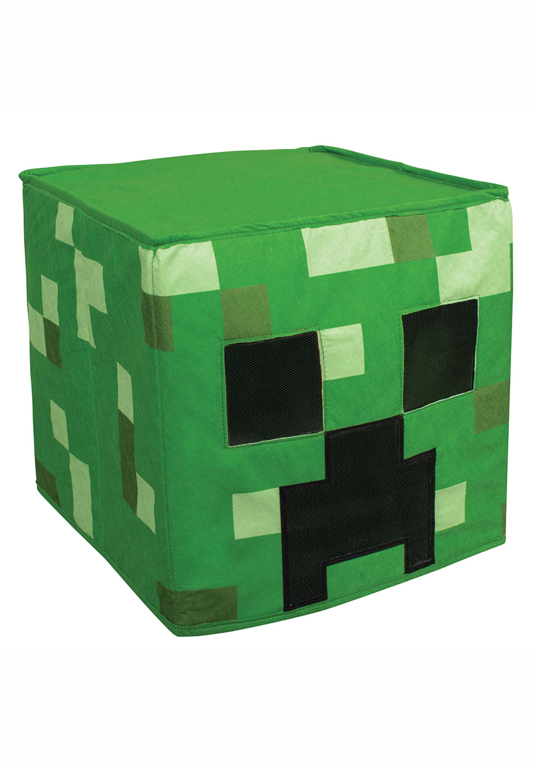 Máscara de cabeza de bloque de enredadera de Minecraft Multicolor