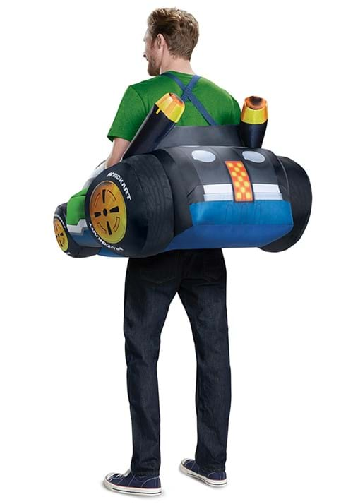 Adult Luigi Inflatable Cart Costume