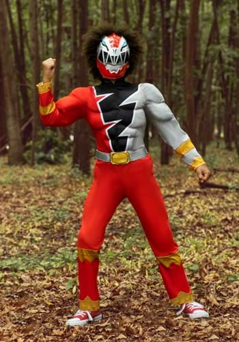 Disguise Boys' Classic Power Rangers Dino Charge Gold Ranger