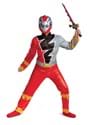 Kids Power Rangers Dino Fury Red Ranger Costume Alt 2