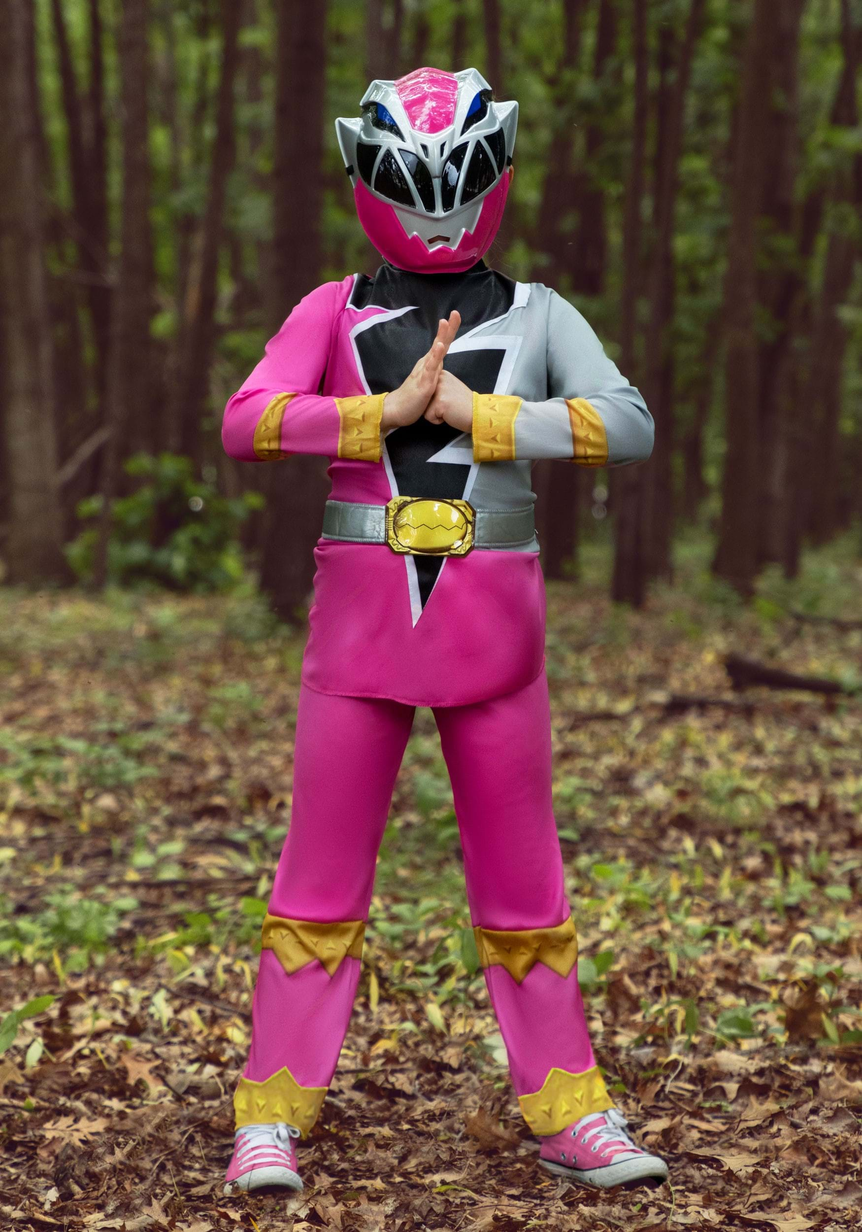 Disfraz de Power Rangers Dino Fury Pink Ranger para niños Multicolor