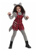 Girls Plaid Werewolf Costume Main 1