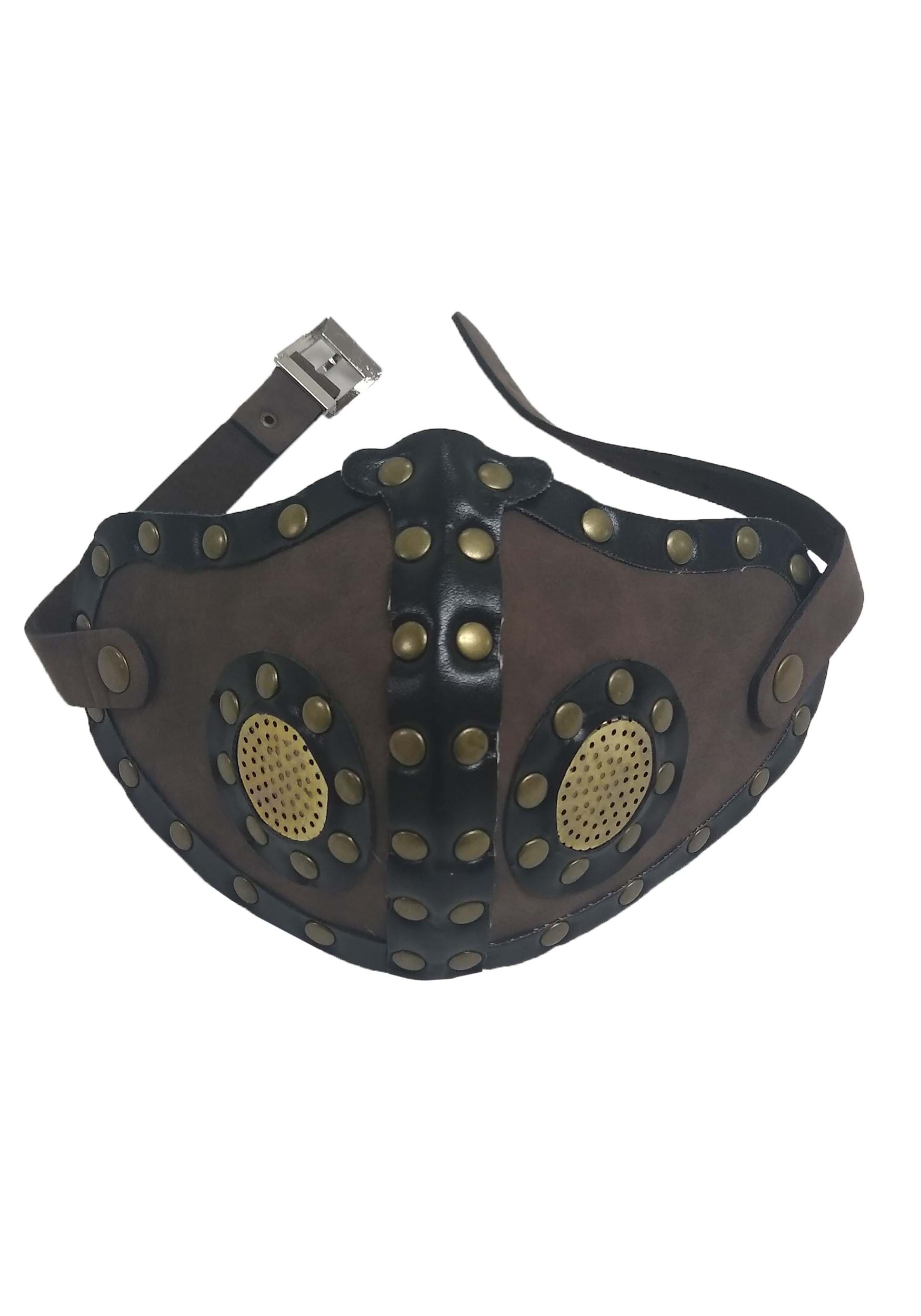 Máscara de cuero con ventilación con ventilación para adultos máscara steampunk de cuero Multicolor Colombia