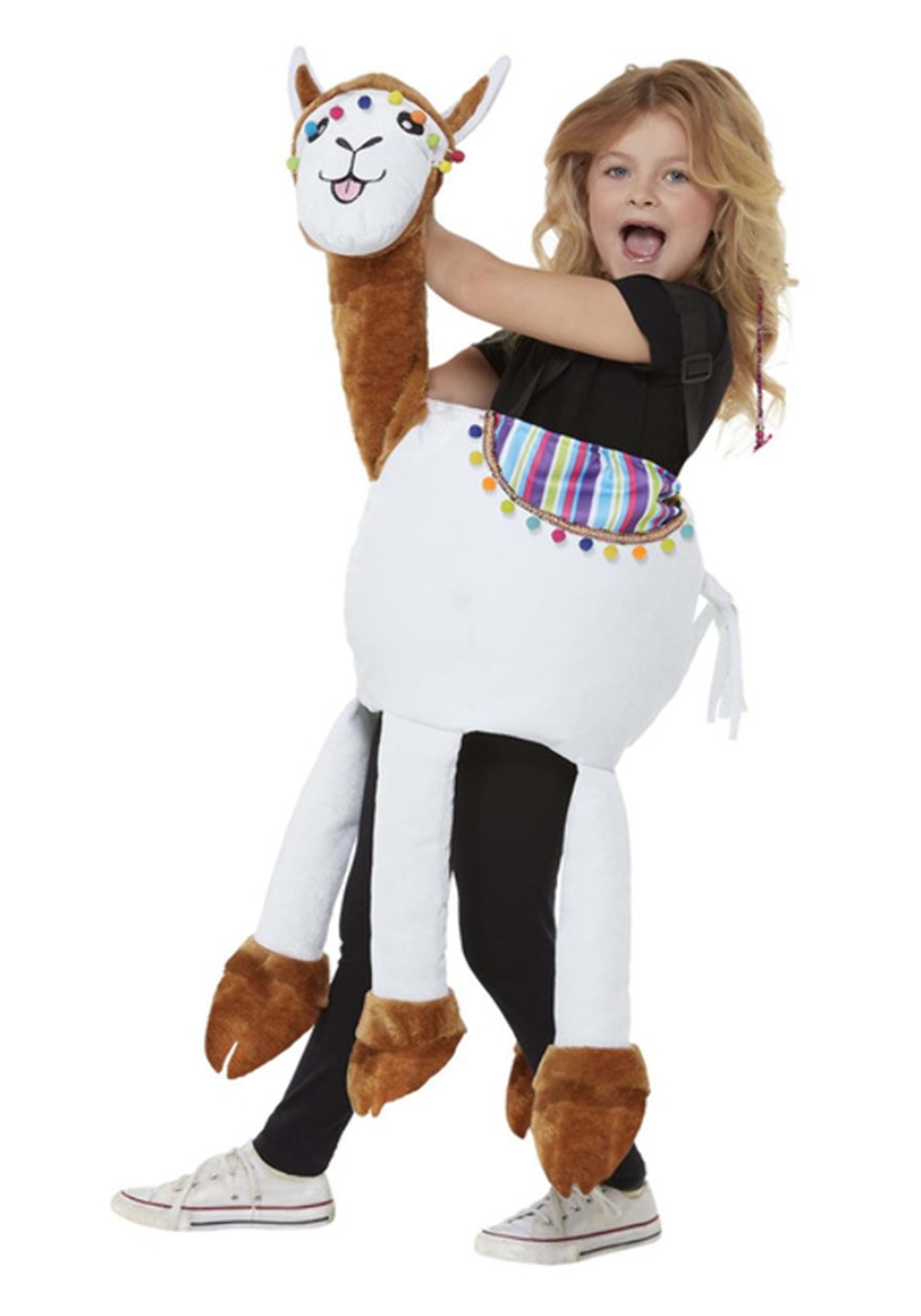 Kid's Ride A Llama Costume