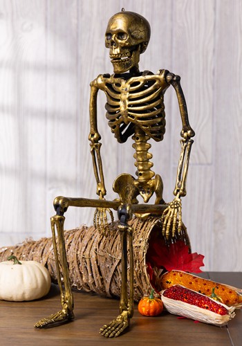 24 Inch Gold Skeleton Decoration 1
