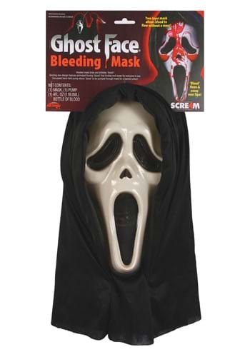 Fun World Inc. Officially Licensed Scream Bleeding Ghost Face Halloween  Scary Costume Male, Child, Black 