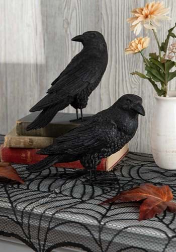 9 Inch Set of Fright Night Crows