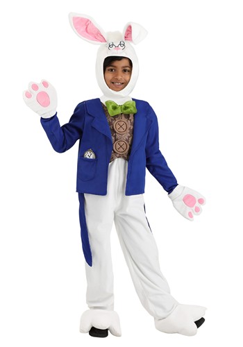 Whimsical White Rabbit Kid's Costume
