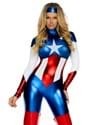Womens Plus American Beauty Superhero Costume Alt 1