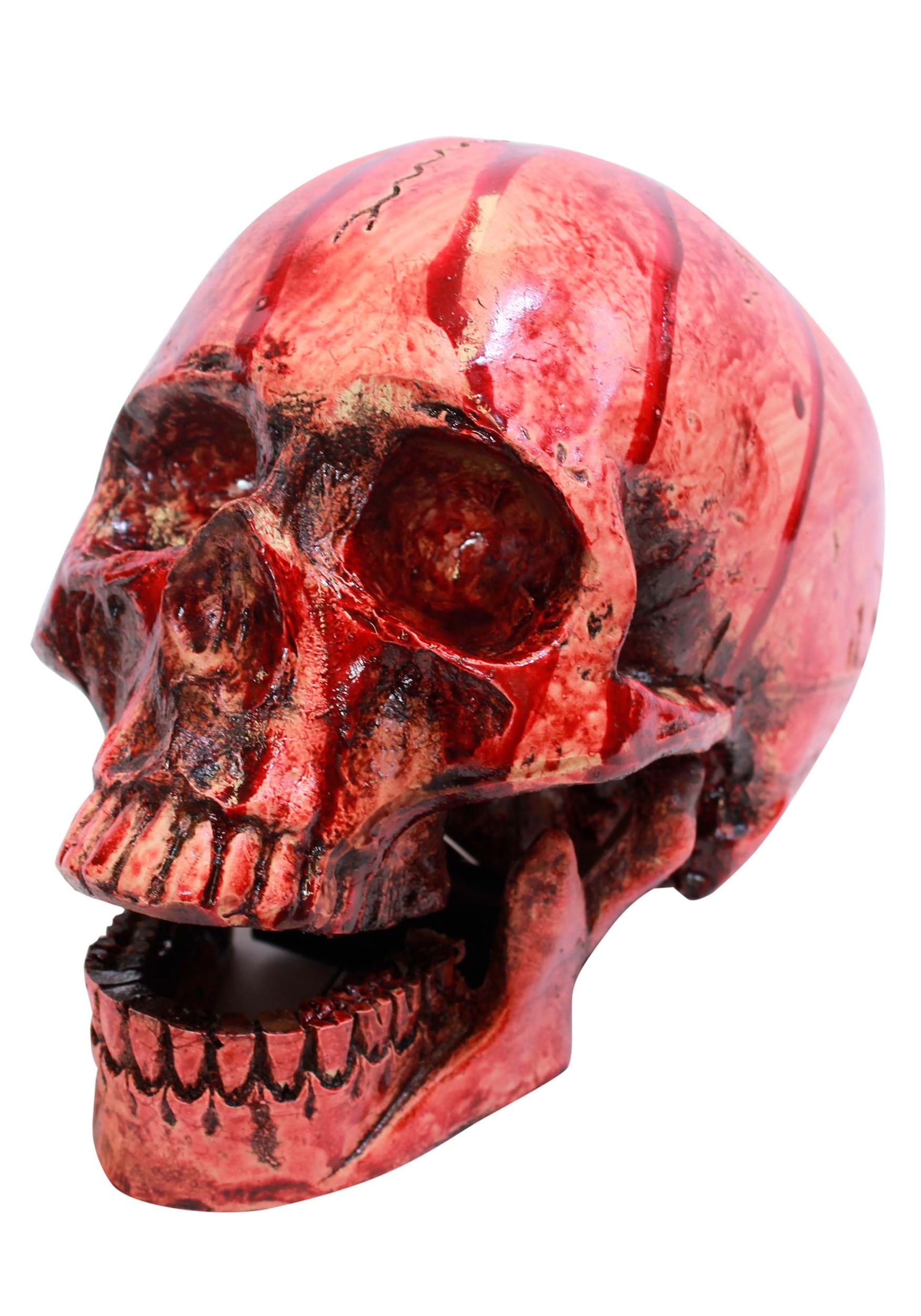 Decoración de accesorios de cráneo de resina sangriento Multicolor Colombia