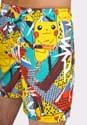 Pokemon Mens Pika Pikachu Swimsuit Shirt Alt 6