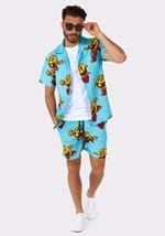 Pac-Man Mens Waka Waka Swimsuit and Shirt Alt 1