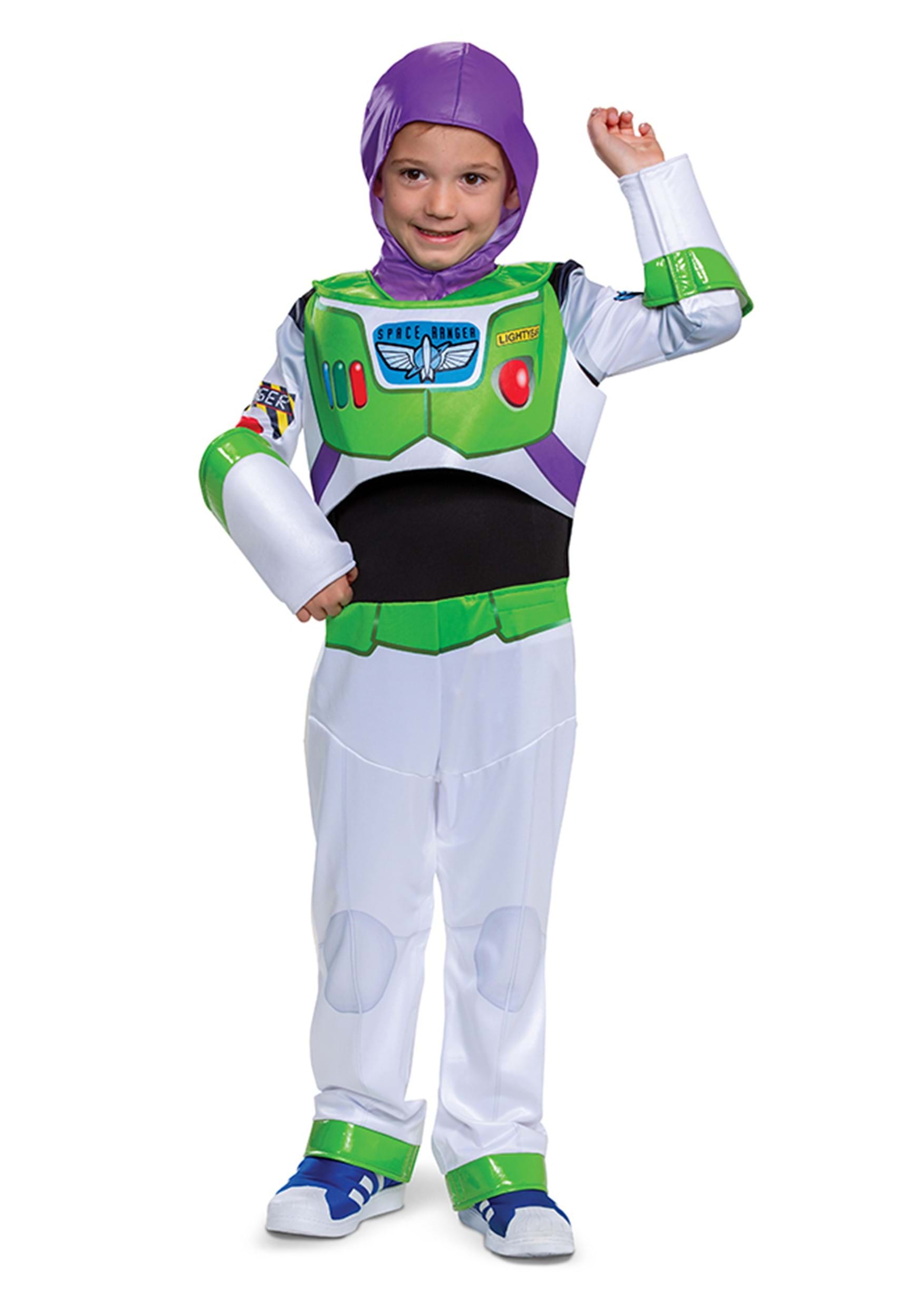 Photos - Fancy Dress Disguise Buzz Lightyear Toy Story Adaptive Costume Green/Purple/Wh
