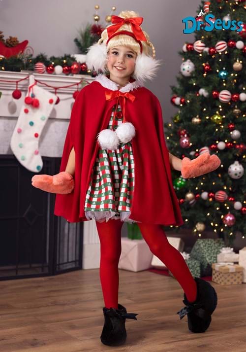 Girl's Dr. Seuss Storybook Cindy Lou Who Costume | How the Grinch Stole ...