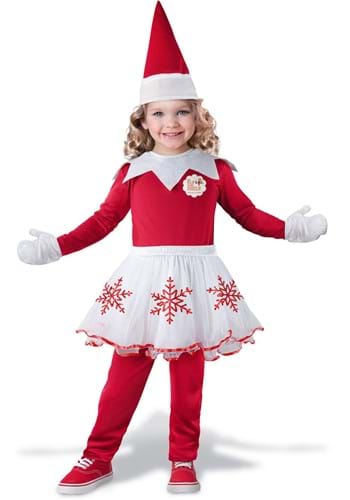 Girl's Elf on Shelf Toddler Costume