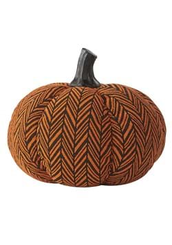 6 Orange Black Herringbone Pumpkin
