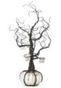 28" Black Wire Votive Tree w/LED Mercury Pumpkin B