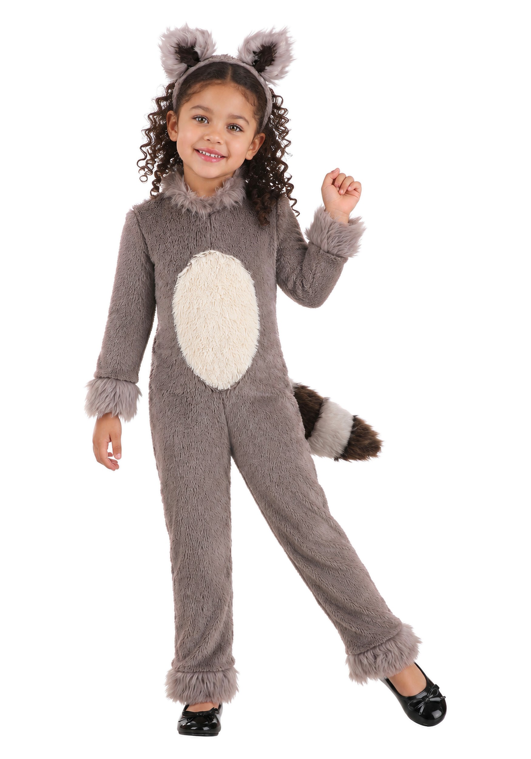 Girl's Raccoon Toddler Costume
