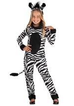 Girls Zebra Costume Alt 2