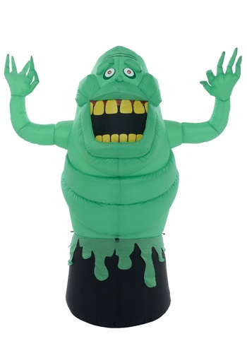 Inflatable Green Monster 5m Tall Cartoon Character Slimer Ghost for  Halloween Decoration