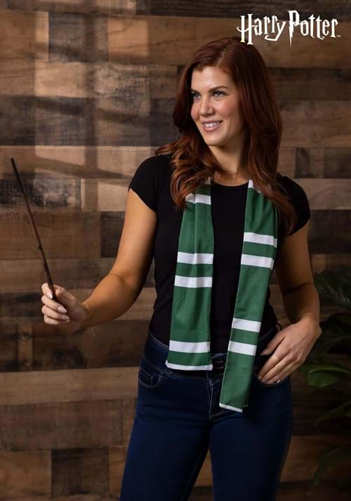 Harry Potter Slytherin Printed Green Scarf