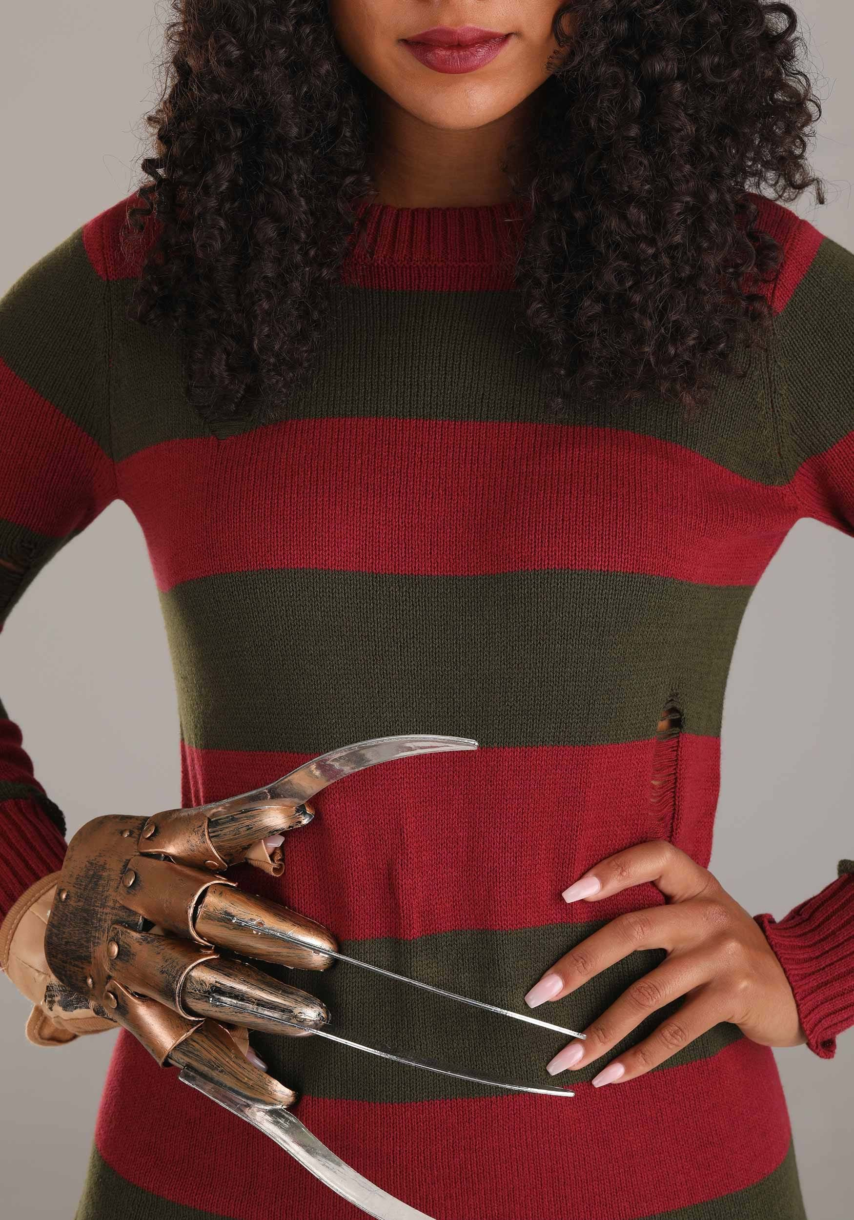 Adult Freddy Krueger Sweater Dress - A Nightmare on Elm Street