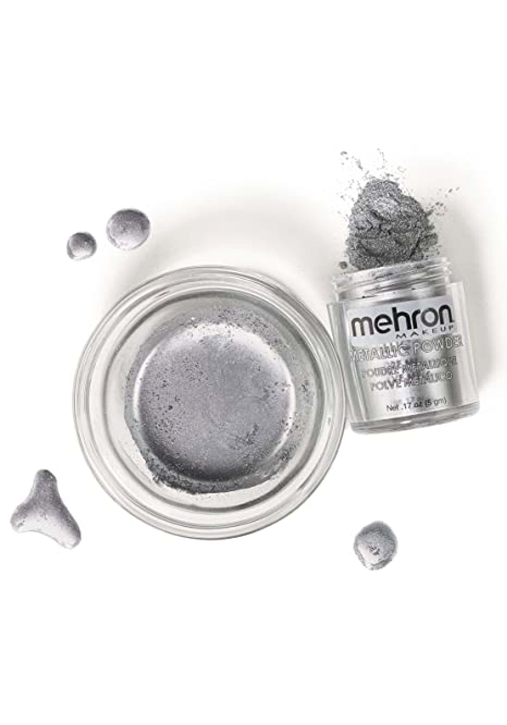 Silver Metallic Powder Mehron Makeup , Costume Makeup