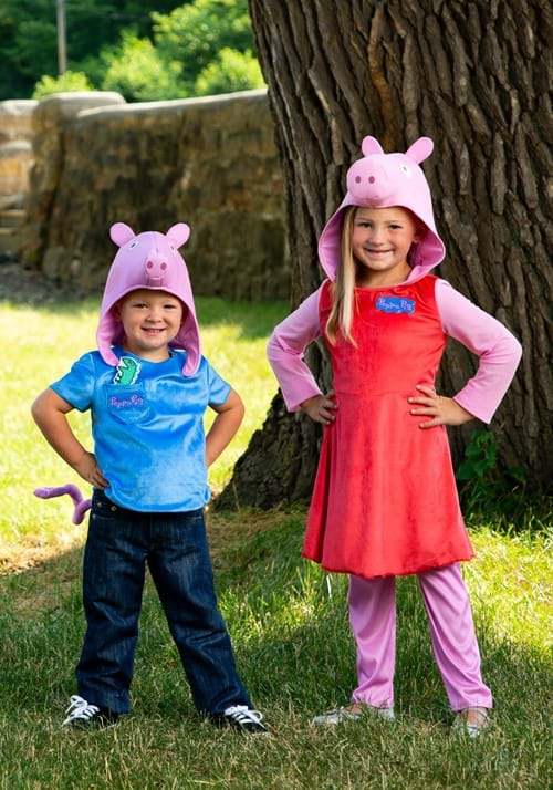 Girl's Peppa Pig Long Sleeve Costume