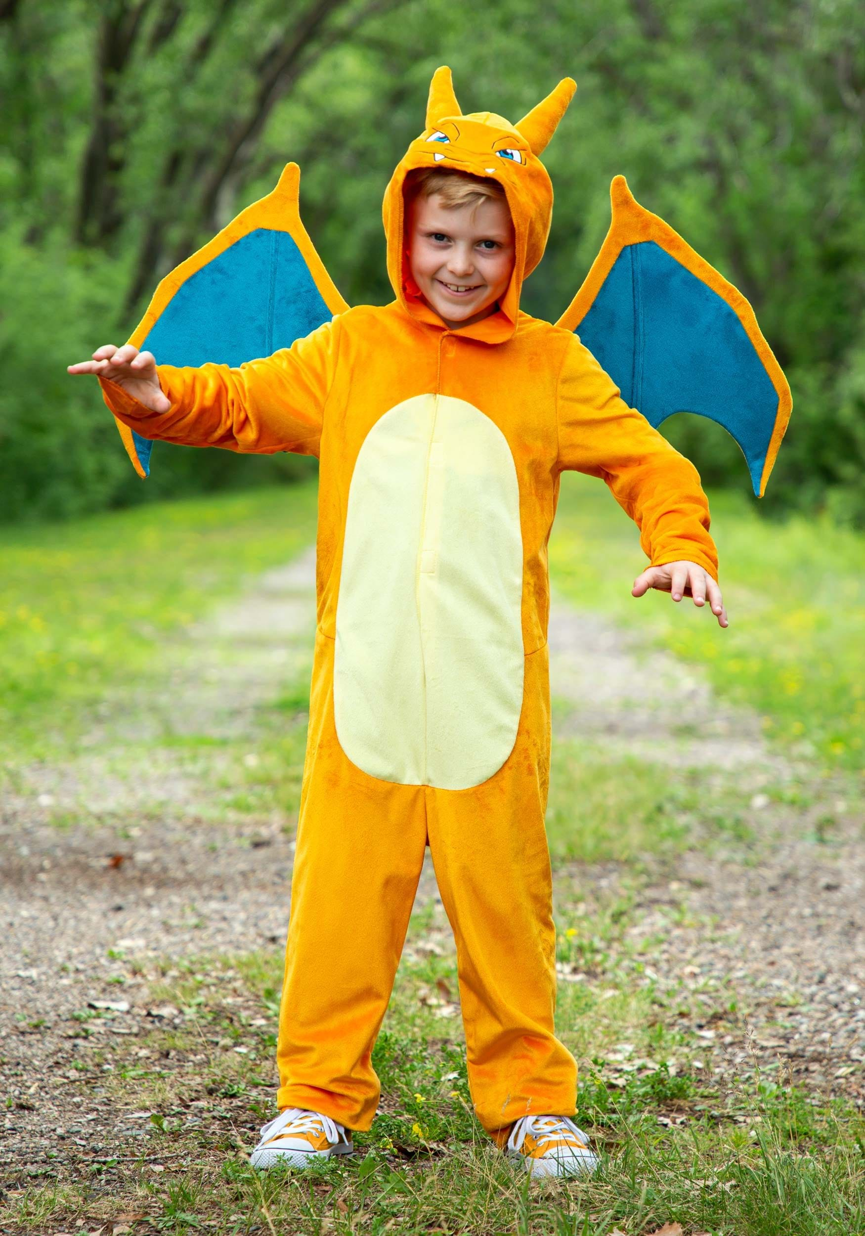 Photos - Fancy Dress Deluxe Disguise Limited  Pokemon Charizard Halloween Costume for Kids Orang 