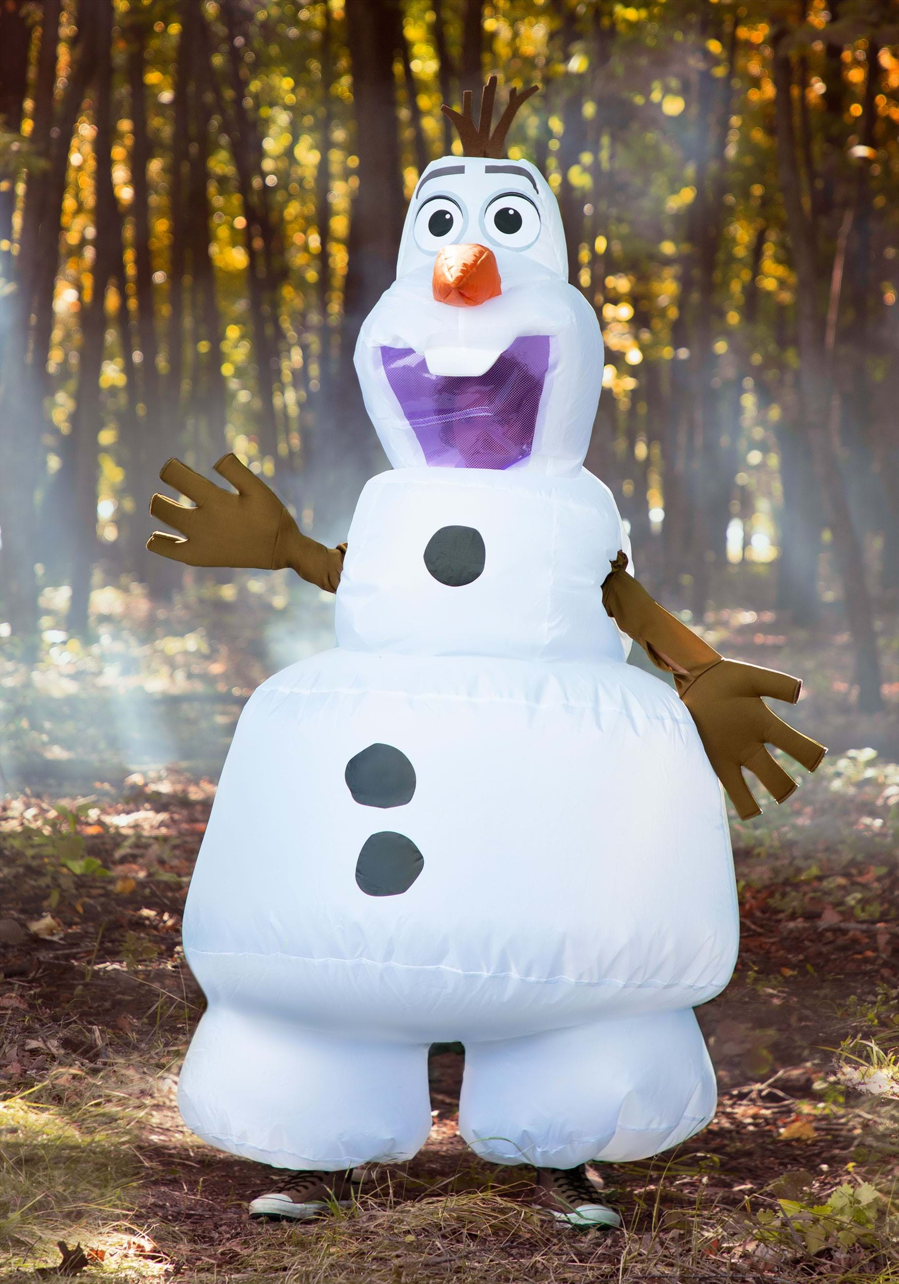 Disfraz inflable Olaf congelado para niños Multicolor